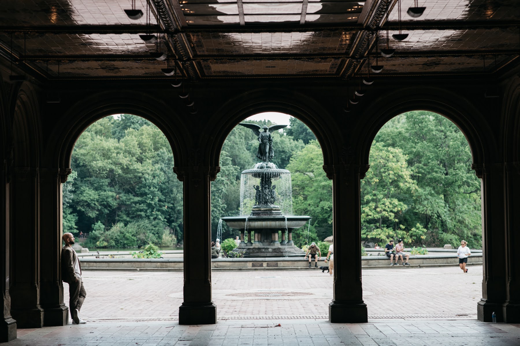 Philip H. Reynolds at Bethesda Terrace